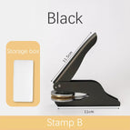 Round stamp B BK