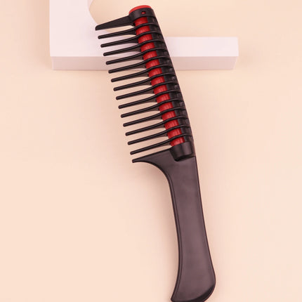 1PC Professional Wide Toothed Comb – Anti-Static Detachable Splicing Roller Comb, Salon Hair Dyeing Tool for Real Hair Wigs