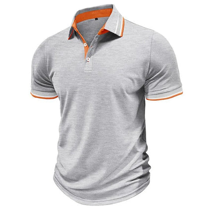 Summer Men's Clothing Short Sleeve Golf Polo Shirt 3D Digital Print Casual Lapel Polo Shirt