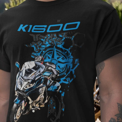 29@EY B/M.W K 1600 T Shirt Luxury Tourer Motorcycle Tee Inline Six Engine Rider Graphic Top For b.mw Motorrad Fans GT GTL Bagger