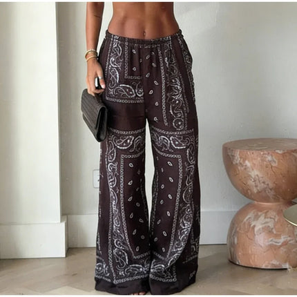 Fashion Lightweight Floral Print Oversized Coat & Square Scarf Skirt & Long Pants For Women Lady 2026 Holiday Streetwear Outfits