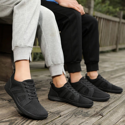 Minimalist Barefoot Shoes Male Lightweight Breathable Zero Soles Wide Toe Men's Running Shoes Outdoor Casual Walking Shoes
