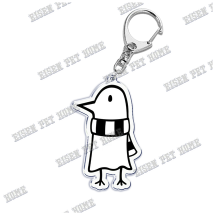 Goodnight Punpun Oyasumi Punpun Key Chain Keychains Ring for Accessories Bag Graffiti Pendant Keyring Jewelry Fans Gifts