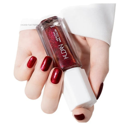 Colorful Water-Base Nail Polish 40 Colors Air Dry Peel Off Nail Art for Manicure DIY Long Lasting Nail Supplies Painting Varnish