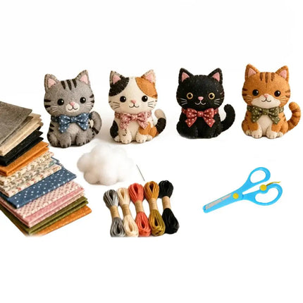 Cute 3D Beaded Fabric DIY Kit - Creative Handmade Material Pack New Arrival