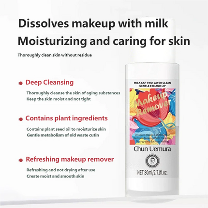 Gentle Non-irritating 3-in-1 Cleansing Oil Deep Pore Clean Hydrating Refreshing Makeup Remover for Sensitive Skin