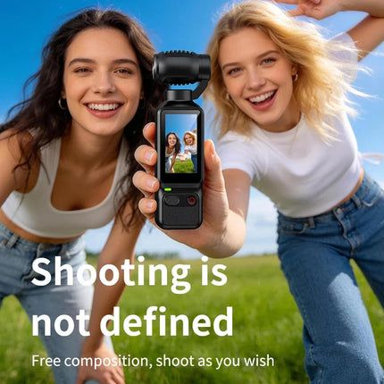 HD 4K Action Camera 180 Degree Rotatable For Vlog YouTube Tiktok Girls Record Life Video Recording Entry Portable Action Camera