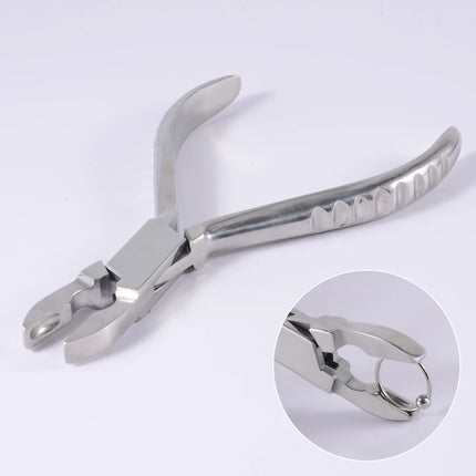 1PC Surgical Steel Professional Belly Ear Tongue Septum Lip Piercing Forceps Tweezer Clamp Self-Locking Piercing Needle Tool