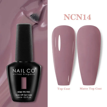 NAILCO 15ml Red Color Series Gel Varnish Coffee Gel Nail Polish Maximalism Reddish Gellak Design Brown Lacquer Nail Art Manicure