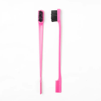 5/10/15pcs Double-Sided Hair Edge Control Brushes, Multifunctional Hair Brush for Smooth Styling, Eyebrow & Hair Care Tools