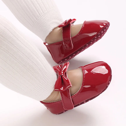 Baby Girl Shoes Bowknot Flats Soft Sole Newborn Princess Walker Sandals Formal Toddler Shoe