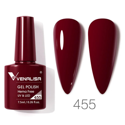 Venalisa VIP4 7.5ml Gel Nail Polish Hema Free Full Coverage Beautiful Semi Permanent Soak Off UV LED Gel Nail Polish Gel Lacquer