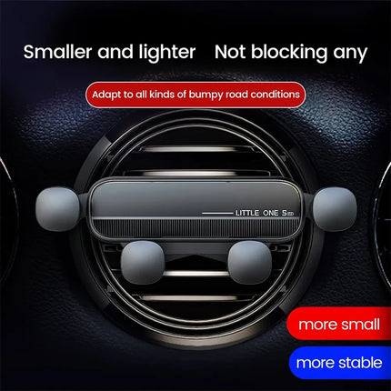Gravity Car Mobile Phone Holder Air Vent Clip Mount Mobile Cell Phone Stand In Auto GPS Support For iPhone 13 Pro Xiaomi Samsung
