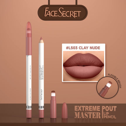15 Color Matte Lip Liner Pen With Brush, Long Lasting Waterproof Velvet Matte Pencils - Smooth Application Makeup Kit Lip Makeup