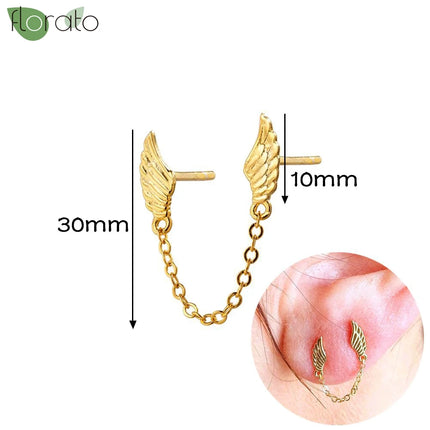 925 Silver Needle Fashion Heart Gold Color Stud Earrings for Women Exquisite Zircon Small Earrings Luxury Ear Piercing Jewelry