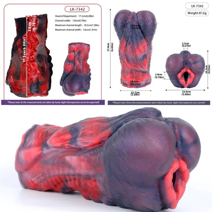 LUUK Big Dragon Butt Male Masturbator Sex Toy Silicone Realistic Vaginal Pocket Pussy Penis Stroker Onahole For Men Masturbation