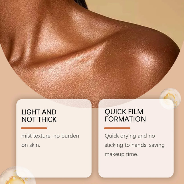 Body Liquid Highlighter Waterproof High Gloss Facial Contour Long Lasting Sequin Illuminating Moisturizing Brightening Makeup