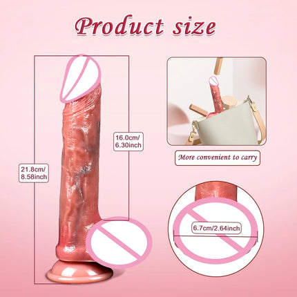 Soft Big Penis Dildos Realistic Dildo Female Masturbation Suction Cup Artificial Silicone Dick for Anal Dildo Sex Toy for Women