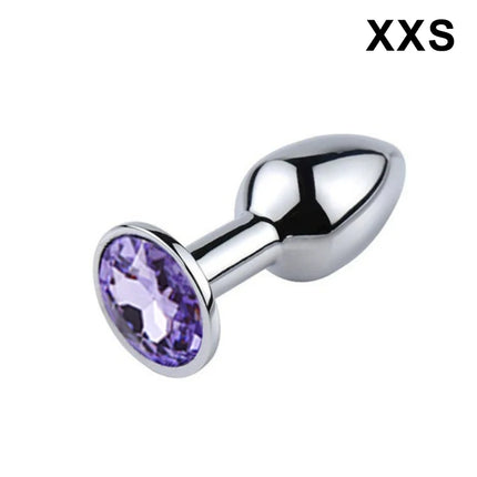 Metal Anal Plug Butt Diamond Plug Sexy Toy Gem Base Beginner Butt SM Toys For Women Men Couples Adult Game Anal Adult Products