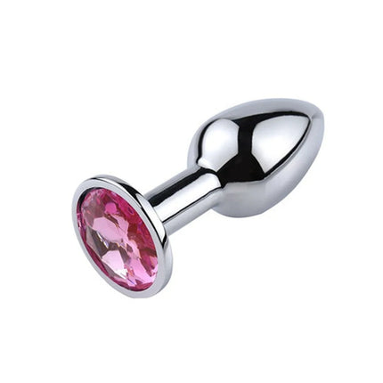 1PC Luxury Metal Butt Toys Heart Shaped Anal Trainer Jewel Butt Plug Kit SM Adult Gay Anal Plugs