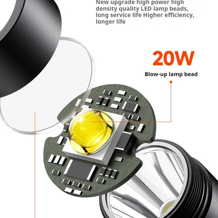 Philips New Flashlight High Intensity Waterproof Outdoor Lamp 1500 Lumens Sfl2202-Ipx7 Waterproof