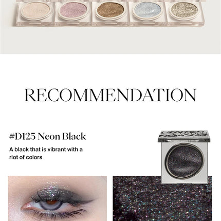 JOOCYEE Single Eyeshadow velvety and bling-bling feeling