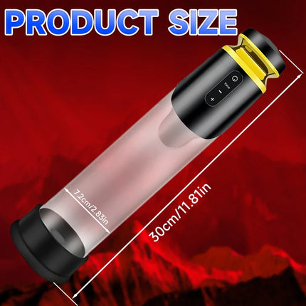 Male Penis Pump Vacuum Electri For Automatic Expander Enhancer Masturbator Penile Trainer Sucking Modes Adult Sex Toys for Men