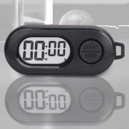 Electronic Clock Keychain stop watch ports Small Stop Timer Keychain LCD Screen Digital Clock Lightweight Countdown Accessories
