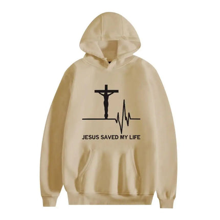 2024 New Spring and Autumn Men's Leisure Outgoing Sports and Fitness Hoodie Printed Leisure Loose Hooded Plush Couple Sweater