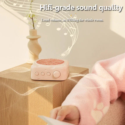 Portable Bluetooth Speaker Wave Projection Light RGB Atmosphere Light Hifi Audio System Wireless MP3 Music Player Birthday Gift