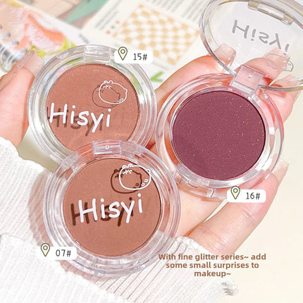 Face Waterproof Face Contouring Cosmetics Blush Matte Natural Cheek Tint Brighten Blusher Powder Women Makeup Tools