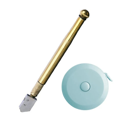 Portable Diamond Glass Cutting Tool 175mm Non Slip Handle Handheld Cutter for Tile Mineral Engraving Construction Projects