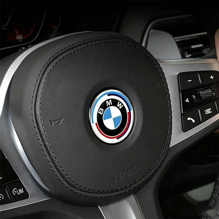 Car Steering Wheel Decoration Badge 45mm Sticker Accessories For BMW F25 F26 F16 F15 F34 F07 F40 F10 F45 F46 G20 G22 G23 G12 F13