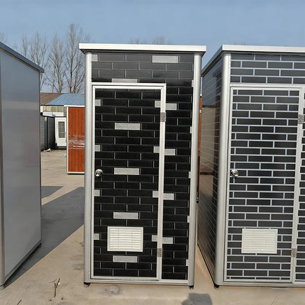 Luxury Portable Toilet Restroom Cabin Single Room for Events Worksites Public Parks Camping RV Areas VIP Outdoor Use