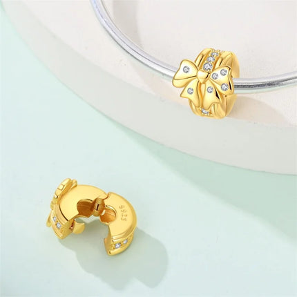 Original Charms Beads 925 Sterling Silver Golden Leopard Firefly Butterfly Hot Air Balloon Beads Fit DIY Bracelet Fine Jewelry