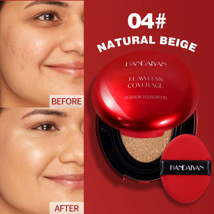 Korean Air Cushion Foundation - Light Natural Moisturizing Concealer Whitening Oil-Control Women's Long-lasting Makeup Base