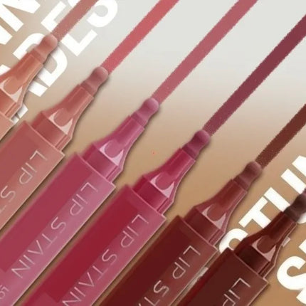 6 Colors Liquid Lip Liner Pencil Long Lasting Nude Lipstick Matte Lip Liner Stick Non-stick Cup Natural Lips Contour Pen Makeup