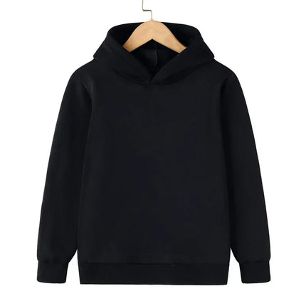 Fashion Kids Boy Hooded Hoodies Children's Hoodies Spring Autumn Girls Casual Sweatshirt Kid Solid Color Pillovers Sweatshirt