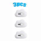 3pcs white