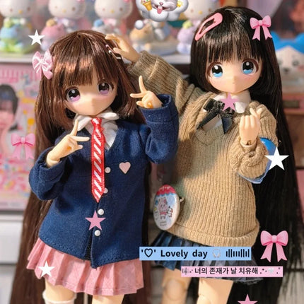 Authen1/6 Bjd Blind Box Miralab Don'T Mess With My Bangs Series Bjd Movable Joint Doll Rubber Hair Transplantation Set