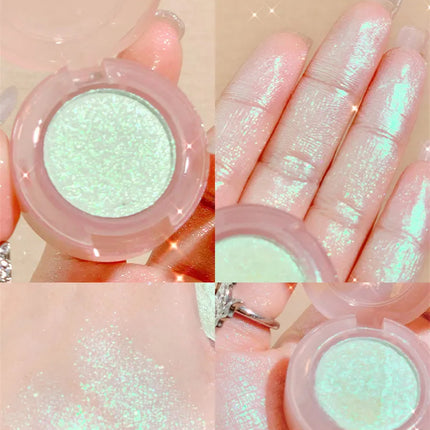 Monochrome Glitter Eyeshadow Pearlescent Highlighter Powder Makeup Diamond Eye Shadow Palette Bright Shiny Eye Makeup Cosmetics