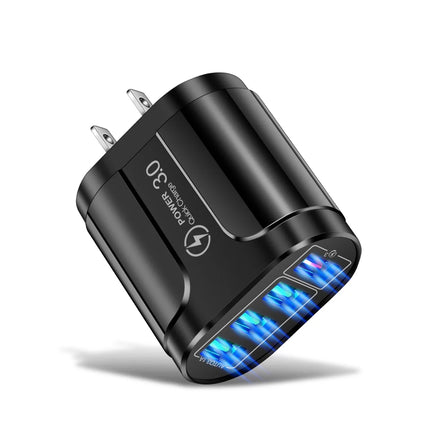 Vumpach 4 Ports USB Fast Charger Quick Charge 3.0 48W Wall Mobile Phone Fast Charging For iPhone Samsung Xiaomi  Adapter Travel