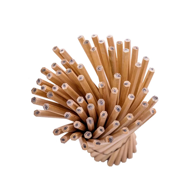 15 Pcs HB Wood Pencil Friendly Natural Wood Pencil Hexagonal Non-Toxic Standard Pencil Drawing