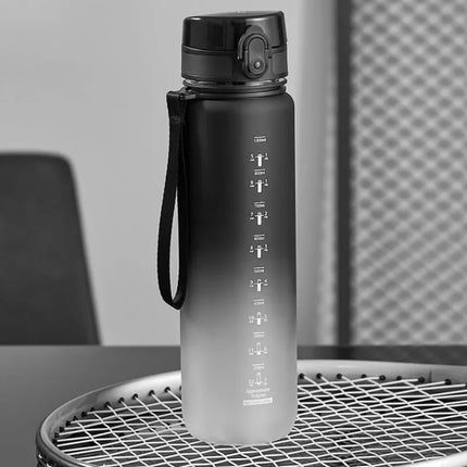1 Liter Sports Water Bottle Large Capacity  Men Women Summer Portable Plastic Bottle for Outdoor Travel Fitness Drinkware