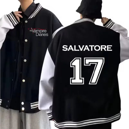 Hot Movie Baseball Uniform Women Men Fashion Long Sleeve Jacket Fan Gift Baseball Coat Letter Print Oversized Loose Outer tops