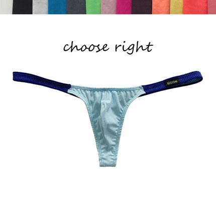 Men's Sexy Push-Up Briefs Super Low-Rise Lace Strings Underwear for Men Panochas Comfortable Breathable Without Censorship