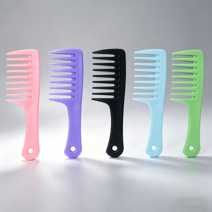 2pcs hair comb, thick wide tooth comb, heat-resistant hair comb, portable and compact design, Special for real hair wigs