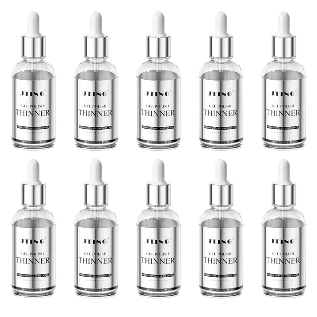 JTING 1/3/5/10pcs 30ml Clear Color Gel Polish Thinner 30G Mix Glue Gel Nail Polish Professional Nail Supplies Salon