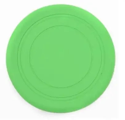 Dog Round Interactive Toys Safety Silicone Flying Discs Wholesale Small Large Dogs Bite Resistant Training Pet Supplier 1PC
