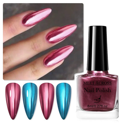 2pcs 8ml Water-Based Nail Polish Set Long Lasting Quick Drying No Need of Lamp to Cure Nail Supplies Vernis for Nails Manicure